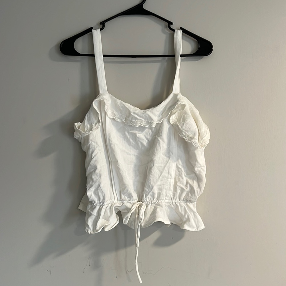 White Floral Boutique Shirt